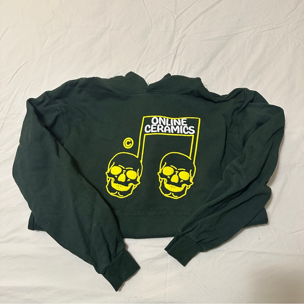 Online Ceramics Green Hoodie